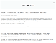Tablet Screenshot of everydaybytes.net